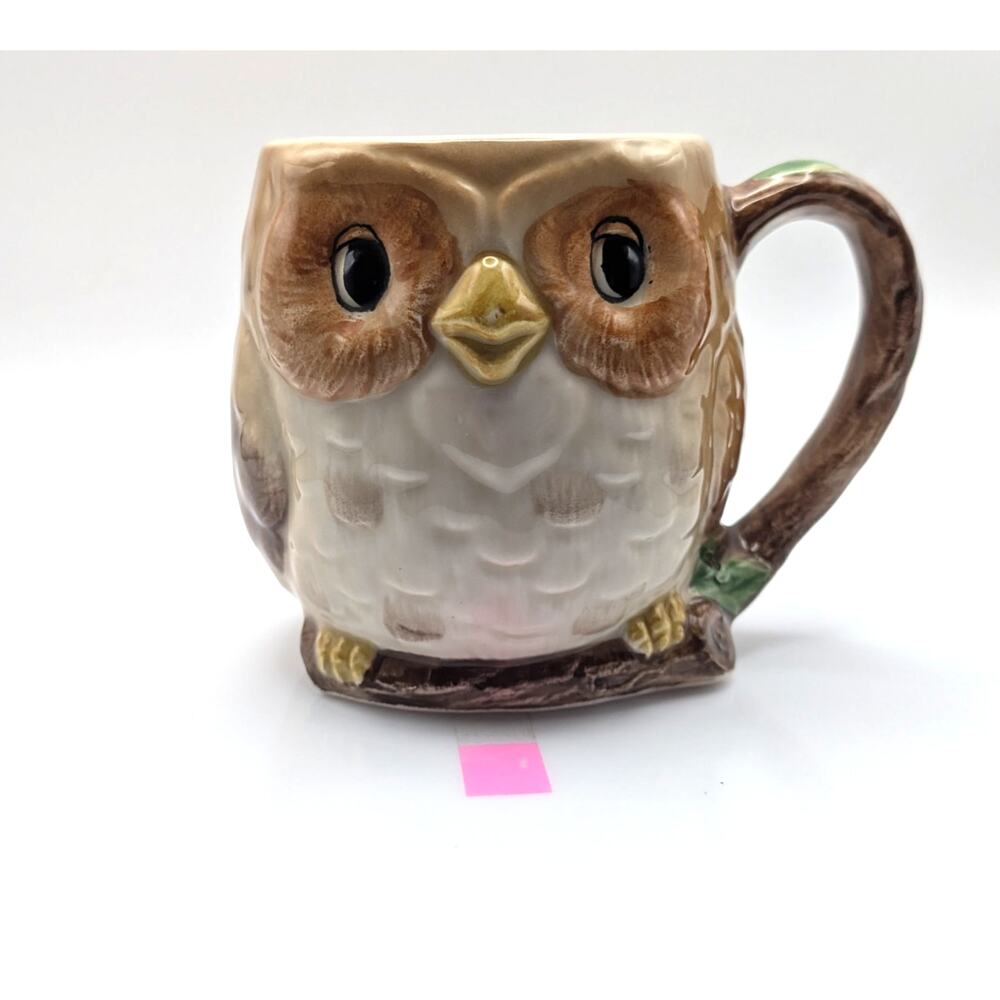 OTAGIRI Owl Coffee Mug Mary Ann Baker Hand Painted Japan Ceramic Cup
